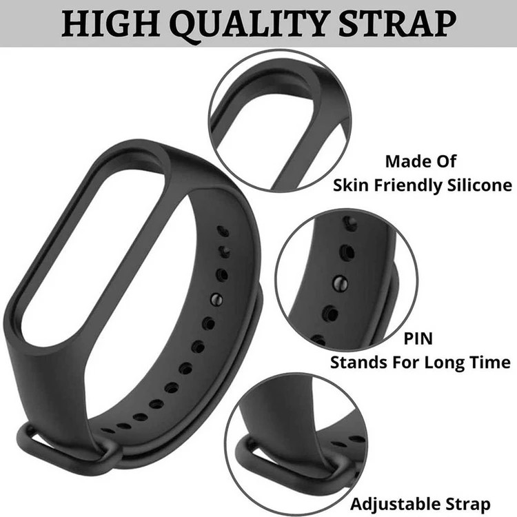 بند سیلیکونی مچ بند هوشمند شیائومی miband 4