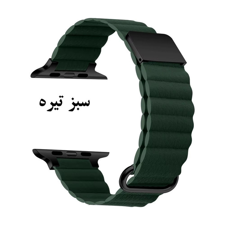 بند چرمی مگنتی اپل واچ مدل Leather link