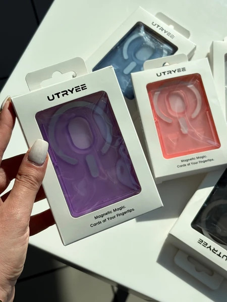 جاکارتی مات استنددار مگ سیف مدل UTRYEE wallet magsafe مناسب آیفون