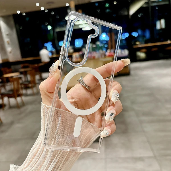قاب شفاف مگ سیف دار گوشی سامسونگ گلکسی Samsung Galaxy Z Fold 6