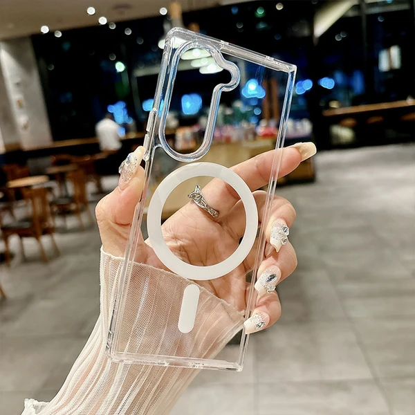 قاب شفاف مگ سیف دار گوشی سامسونگ گلکسی Samsung Galaxy Z Fold 5