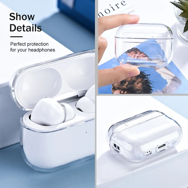 کاور شفاف کیس ایرپاد Airpod pro3/4/pro2/pro