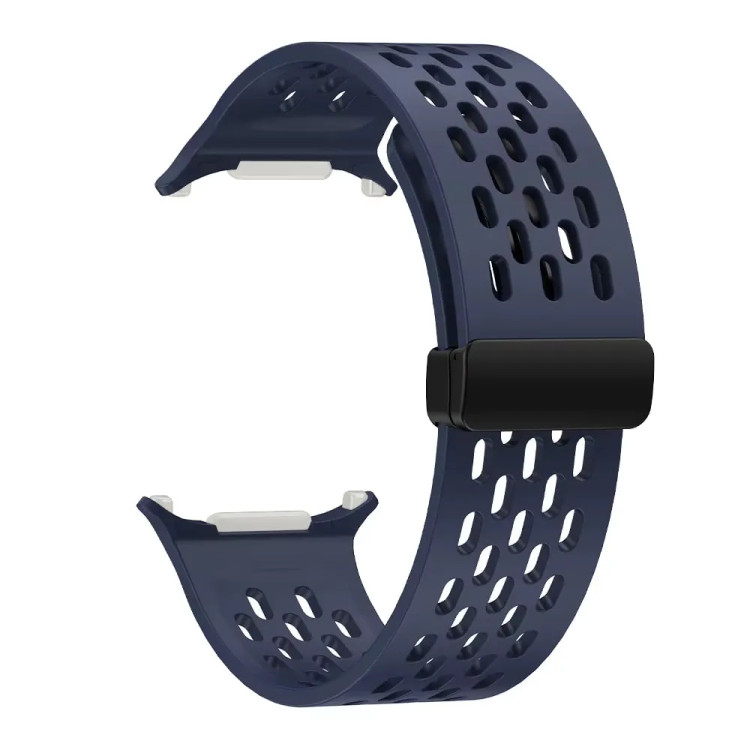 بند سیلیکونی تنفسپذیر مدل Mesh مخصوص Samsung Galaxy Watch Ultra 47mm