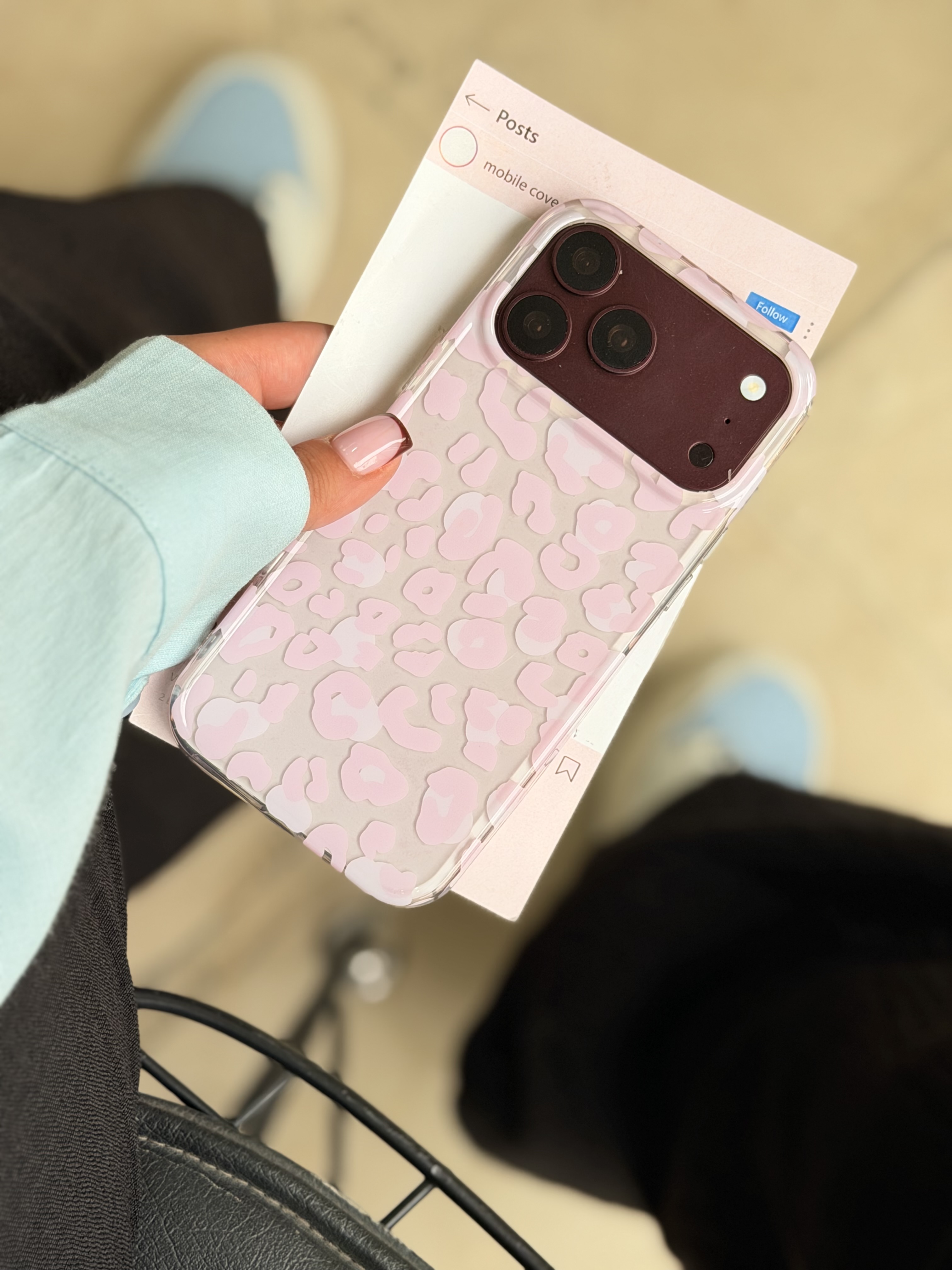 قاب گوشی آیفون  Minimal Leopard